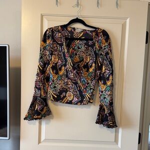 Alberto Makali Vibrant Paisley Blouse